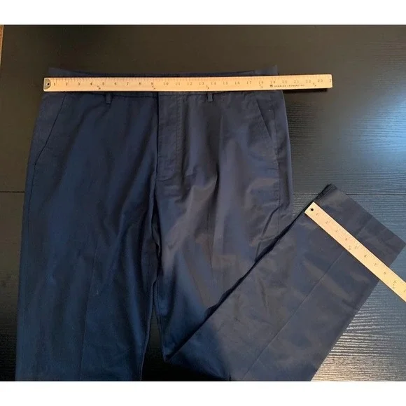 Bonobos Weekday Warrior Monday Dress Pants Blue Slim Fit Men's 38/32 - Picture 12 of 13